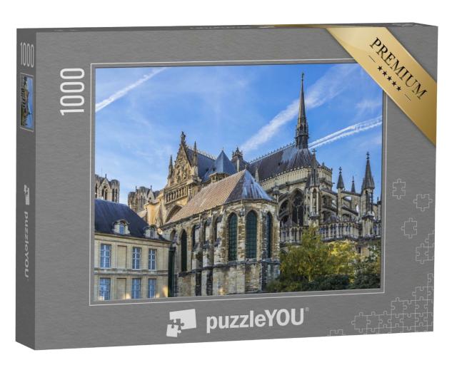 Puzzle de 1000 pièces « Cathédrale Notre-Dame de Reims, Champagne-ardenne, France »