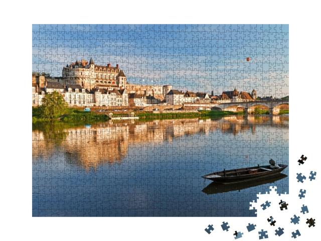 Puzzle de 1000 pièces « Amboise, au bord de la Loire, France »