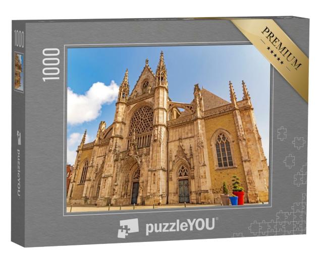 Puzzle de 1000 pièces « Dunkerque, ville du nord de la France, ancienne église gothique »