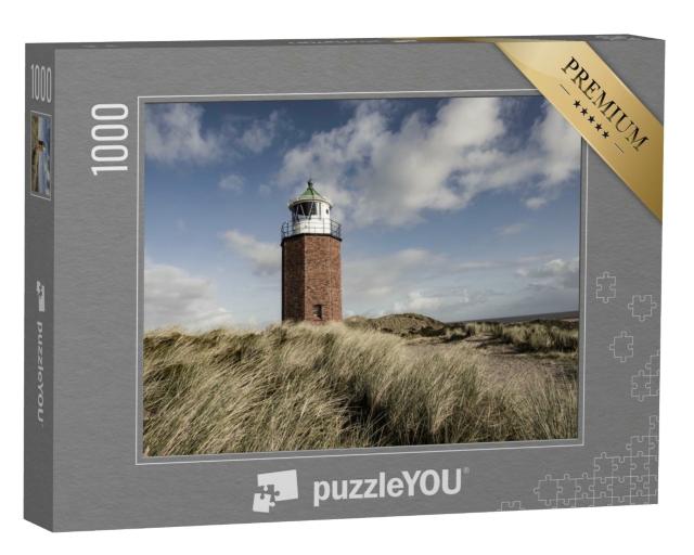 Puzzle de 1000 pièces « Phare Quermarkenfeuer près de Kampen, Sylt, Allemagne »