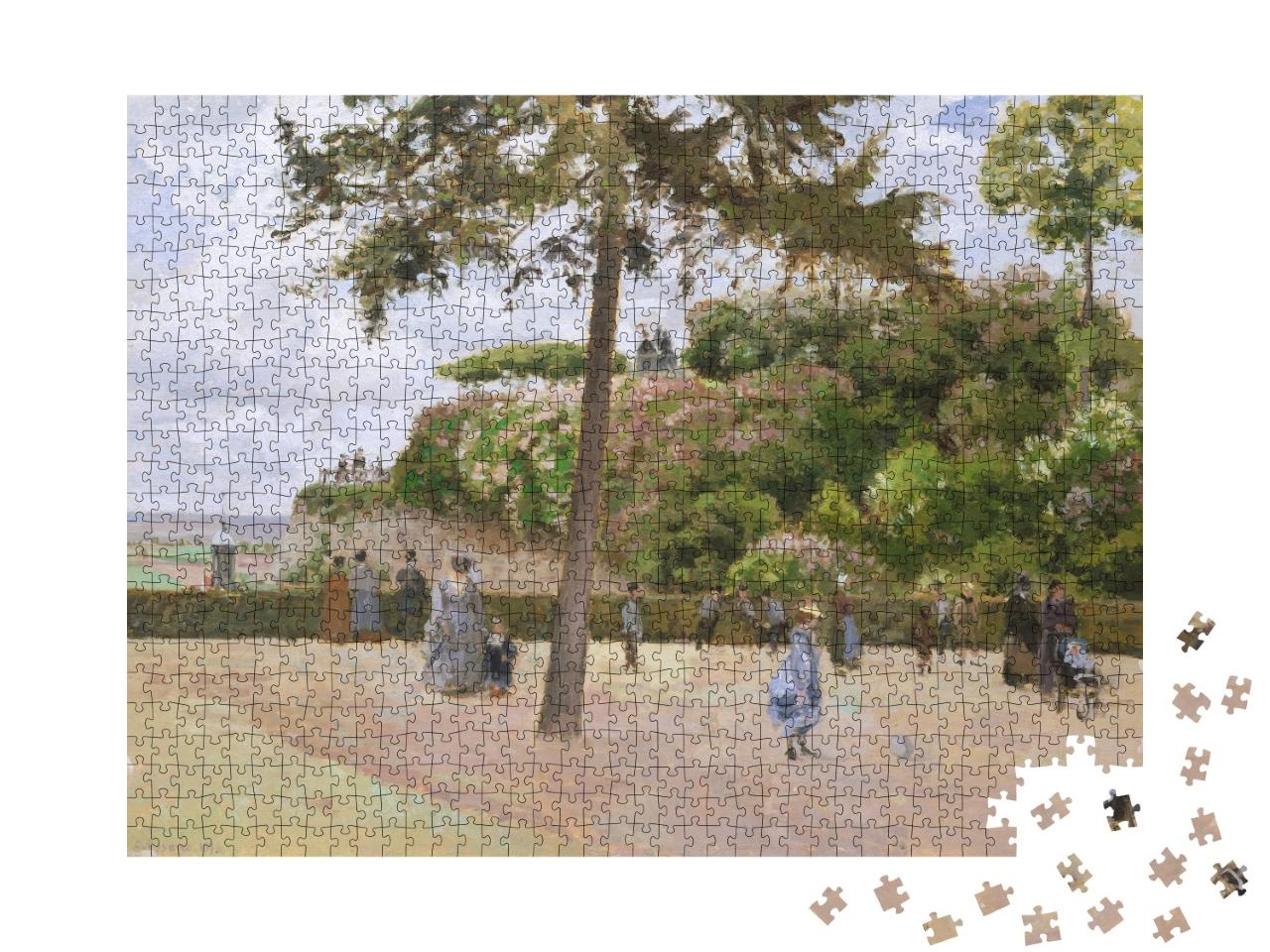 Puzzle de 1000 pièces « Camille Pissarro - Le jardin public de Pontoise »