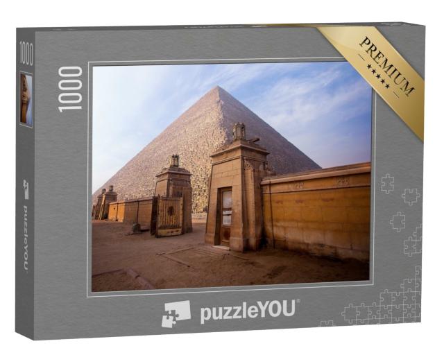 Puzzle de 1000 pièces « Les pyramides de Gizeh en Égypte »