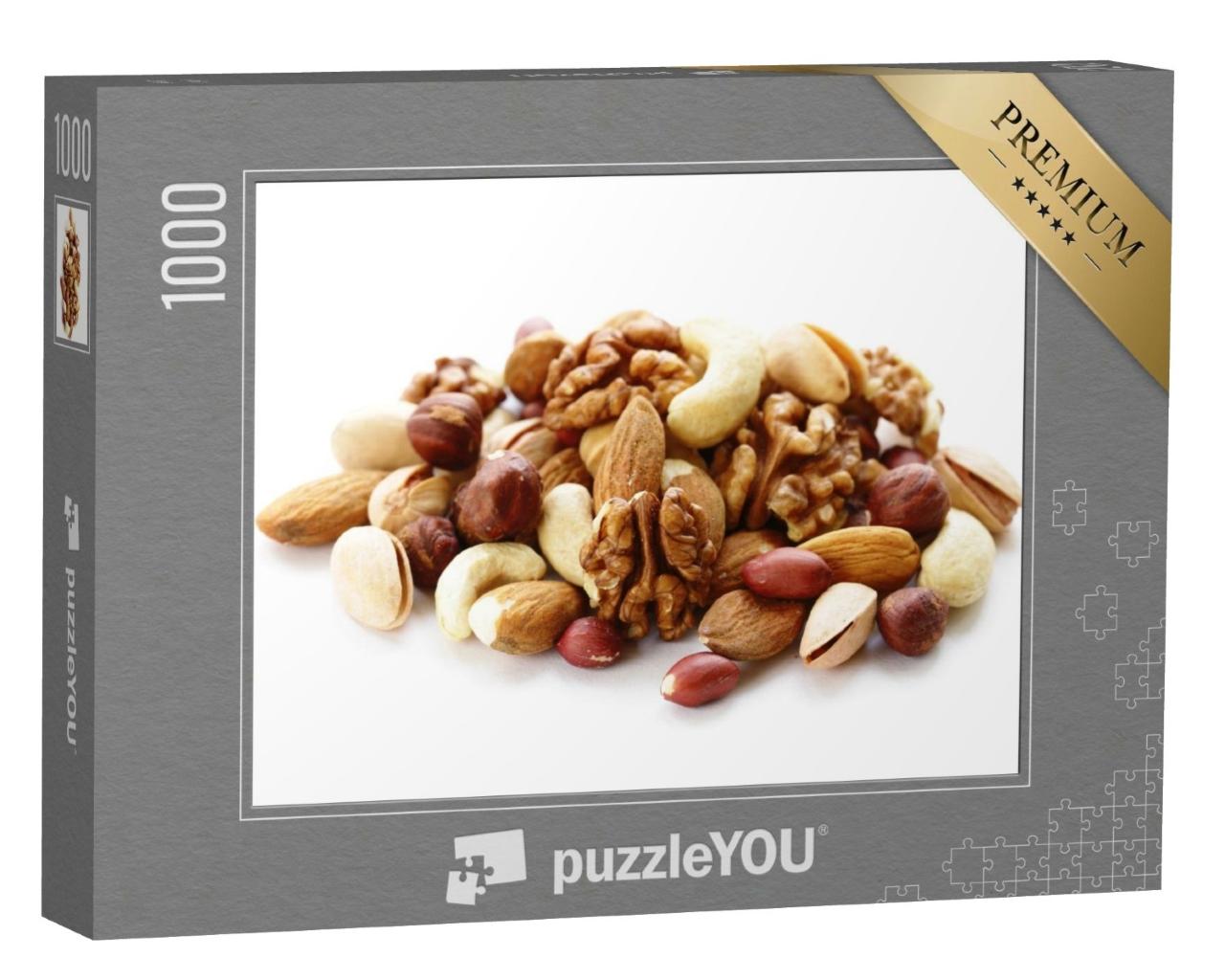Puzzle de 1000 pièces « noix de cajou, pistaches, noisettes, noix, amandes »