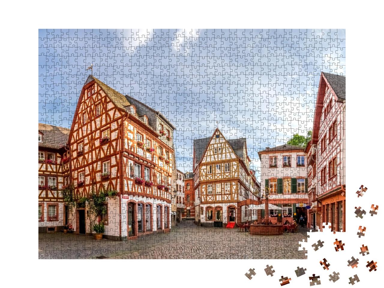 Puzzle de 1000 pièces « Vieille ville de Mayence, Allemagne »