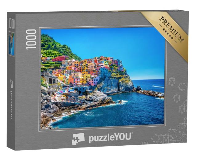 Puzzle de 1000 pièces « Cinque Terre, architecture traditionnelle italienne »