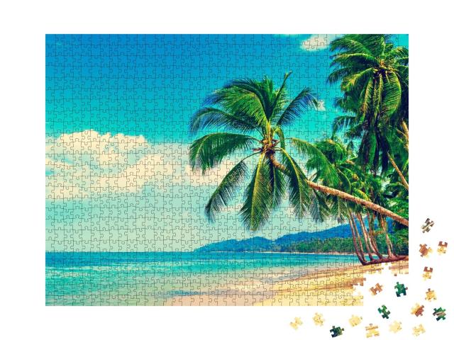 Puzzle de 1000 pièces « Paradis tropical de la plage »