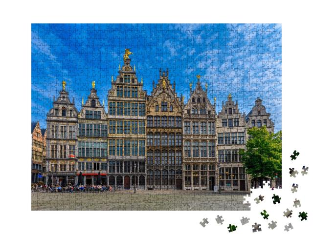 Puzzle de 1000 pièces « L'historique Grote Markt d'Anvers, Belgique »
