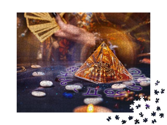Puzzle de 1000 pièces « Pyramide magique en verre »