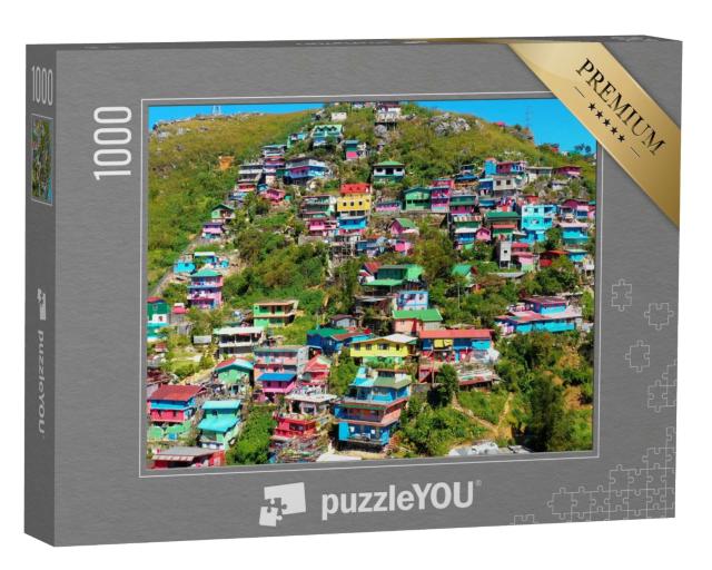 Puzzle de 1000 pièces « Maisons colorées de La Trinidad, Philippines »