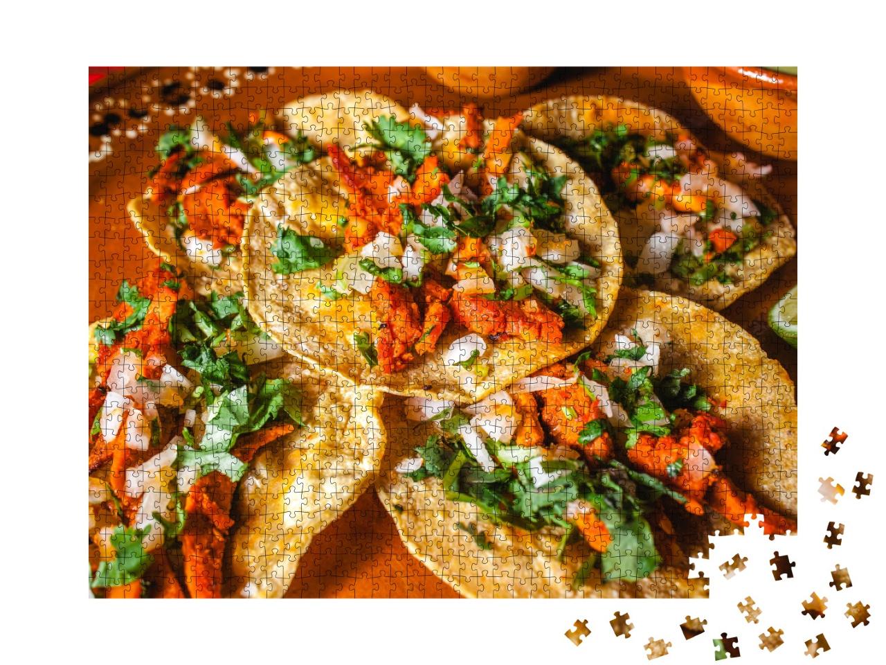 Puzzle de 1000 pièces « Cuisine mexicaine : Tacos »
