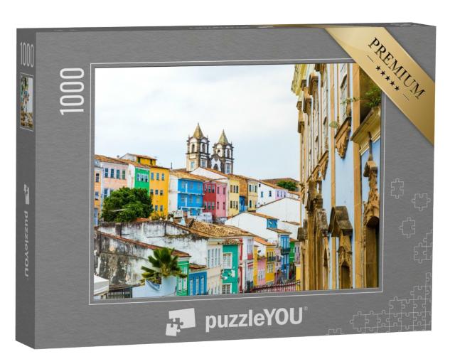 Puzzle de 1000 pièces « Vieille ville de Salvador, Bahia, Brésil »