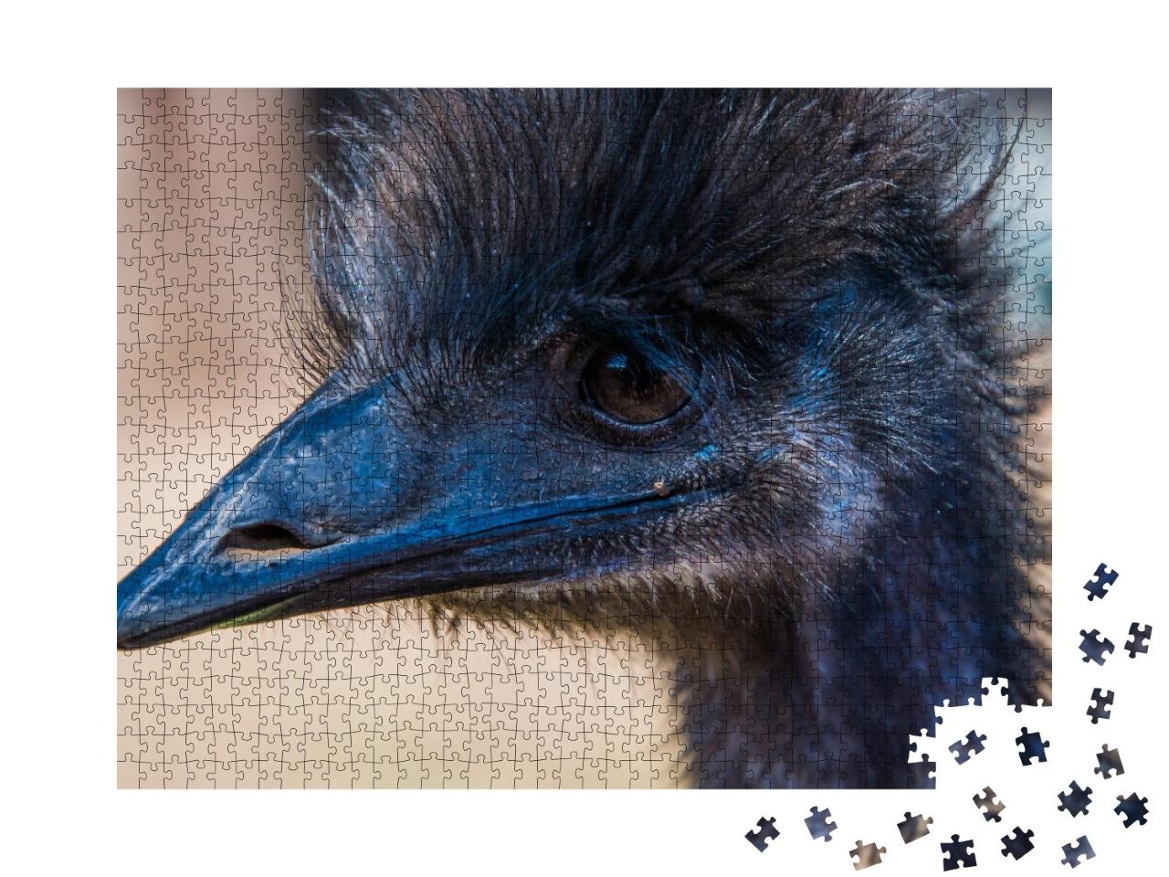 Puzzle de 1000 pièces « Profil d'Emu »