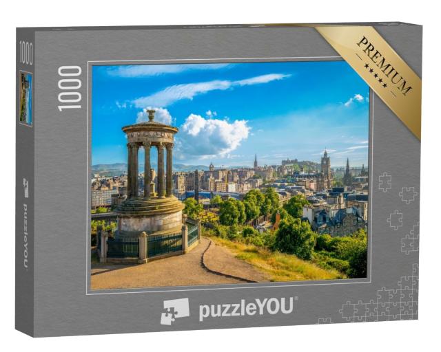 Puzzle de 1000 pièces « Vue magnifique sur Édimbourg, capitale de l'Écosse »