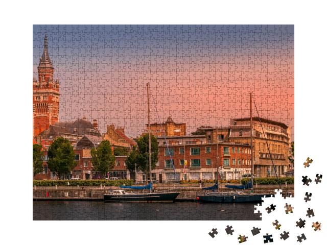 Puzzle de 1000 pièces « Dunkerque, belle ville du nord de la France »