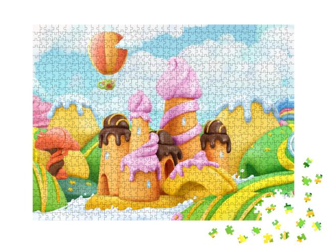 Puzzle de 1000 pièces « Bonbons colorés »