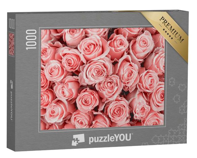Puzzle de 1000 pièces « Roses roses »