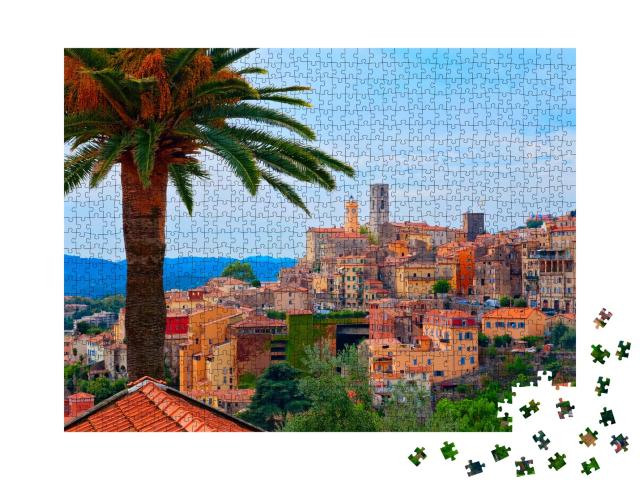 Puzzle de 1000 pièces « Grasse Village sur la Côte d'Azur, France »