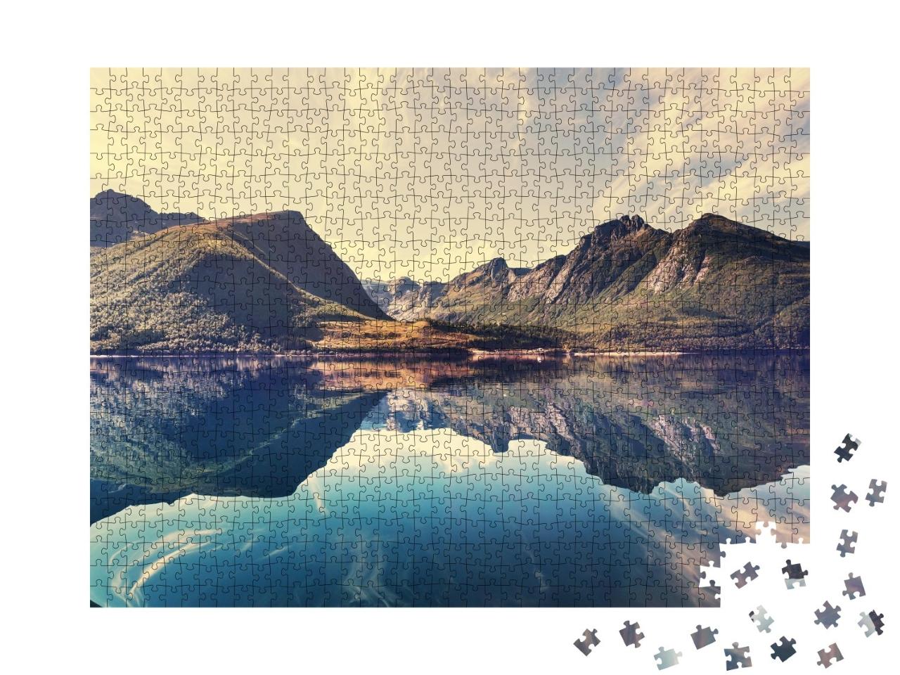 Puzzle de 1000 pièces « Paysage en Norvège »