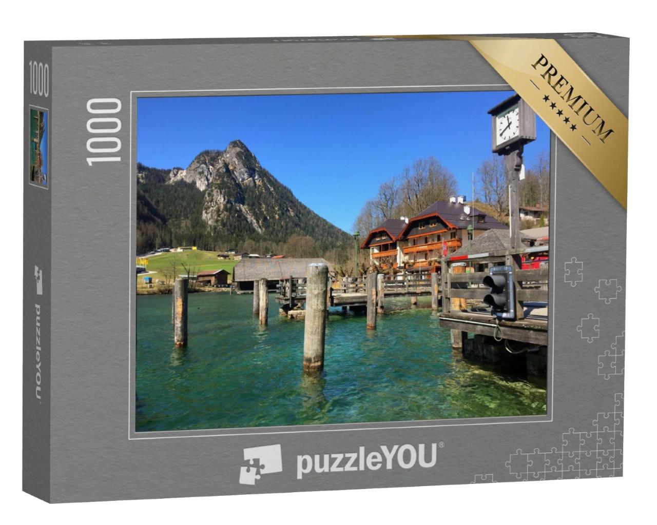 Puzzle de 1000 pièces « Belle vue sur le lac Königssee, Allemagne »