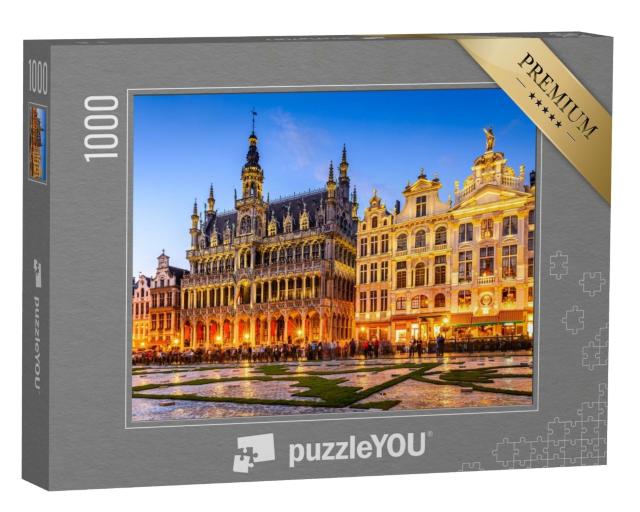 Puzzle de 1000 pièces « Grand-Place et Maison du Roi, Bruxelles, Belgique »