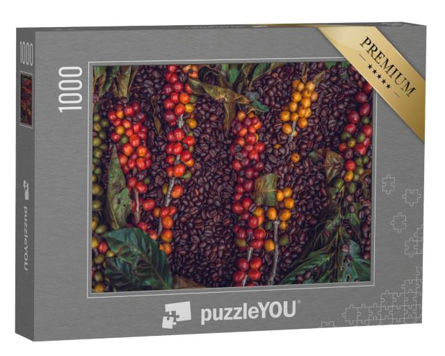 Puzzle de 1000 pièces « Grains et baies de café »