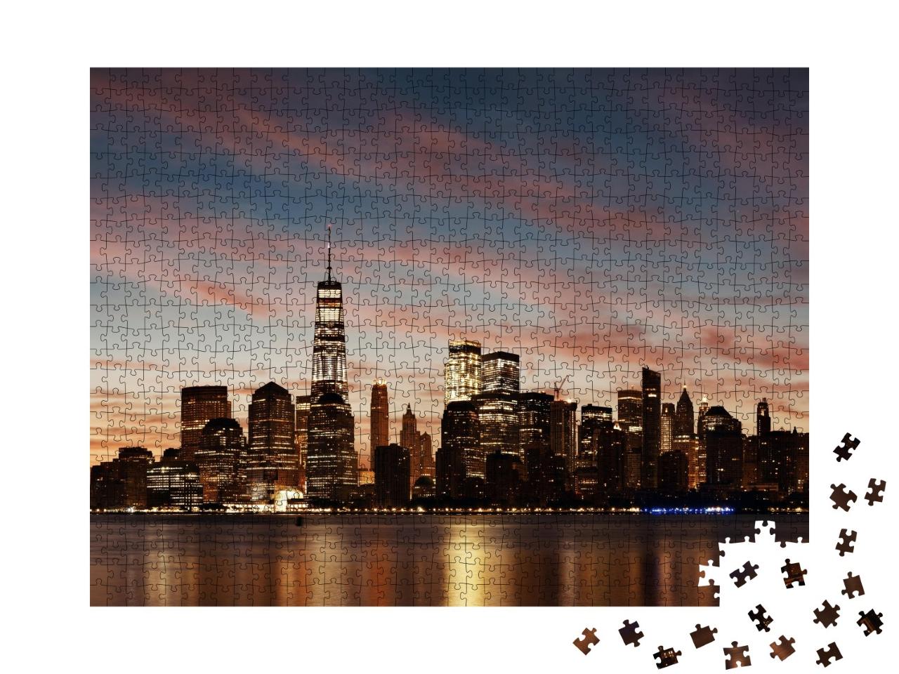 Puzzle de 1000 pièces « La ligne d'horizon de New York »