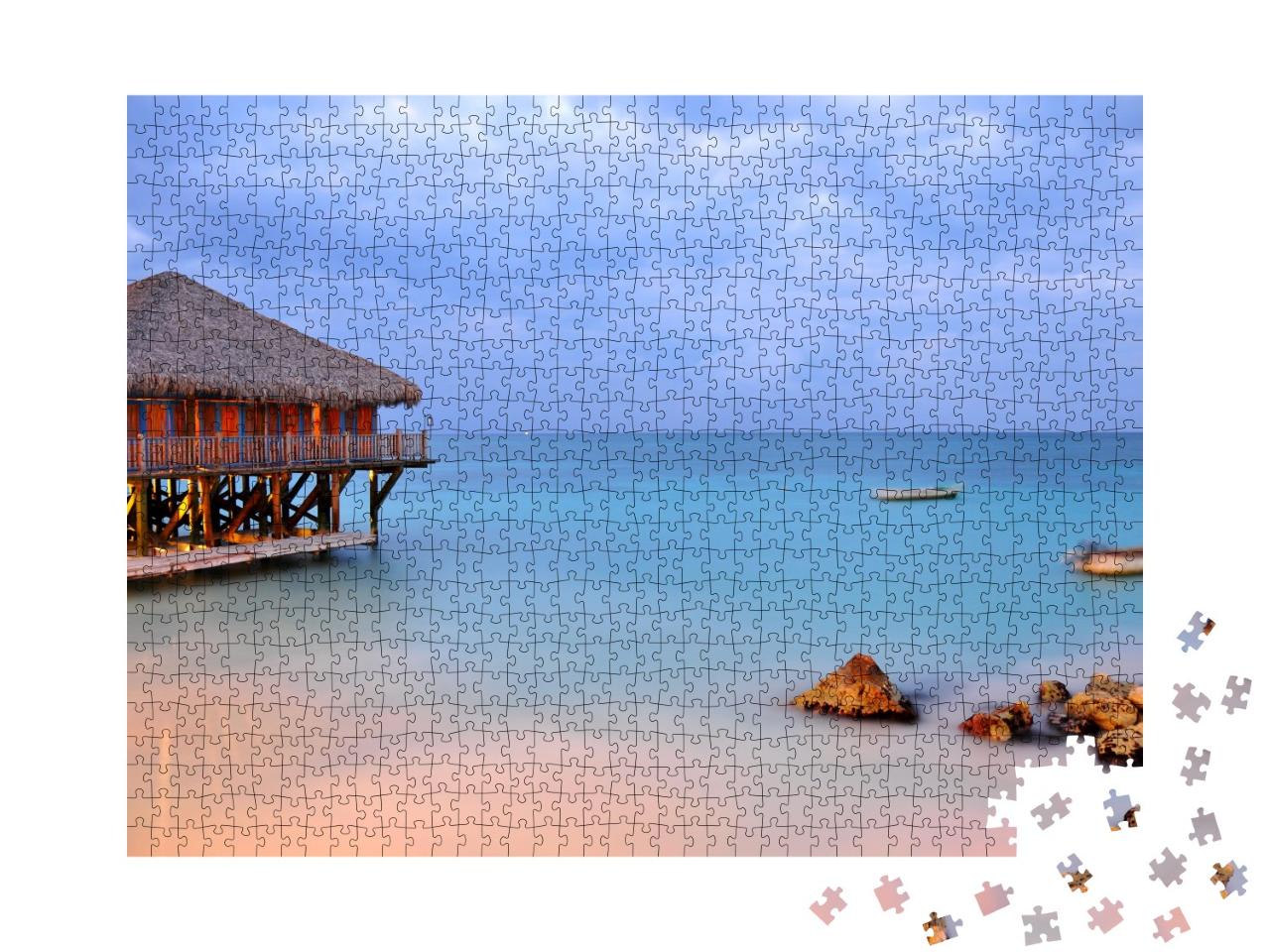 Puzzle de 1000 pièces « Plage à Punta Cana, République dominicaine »