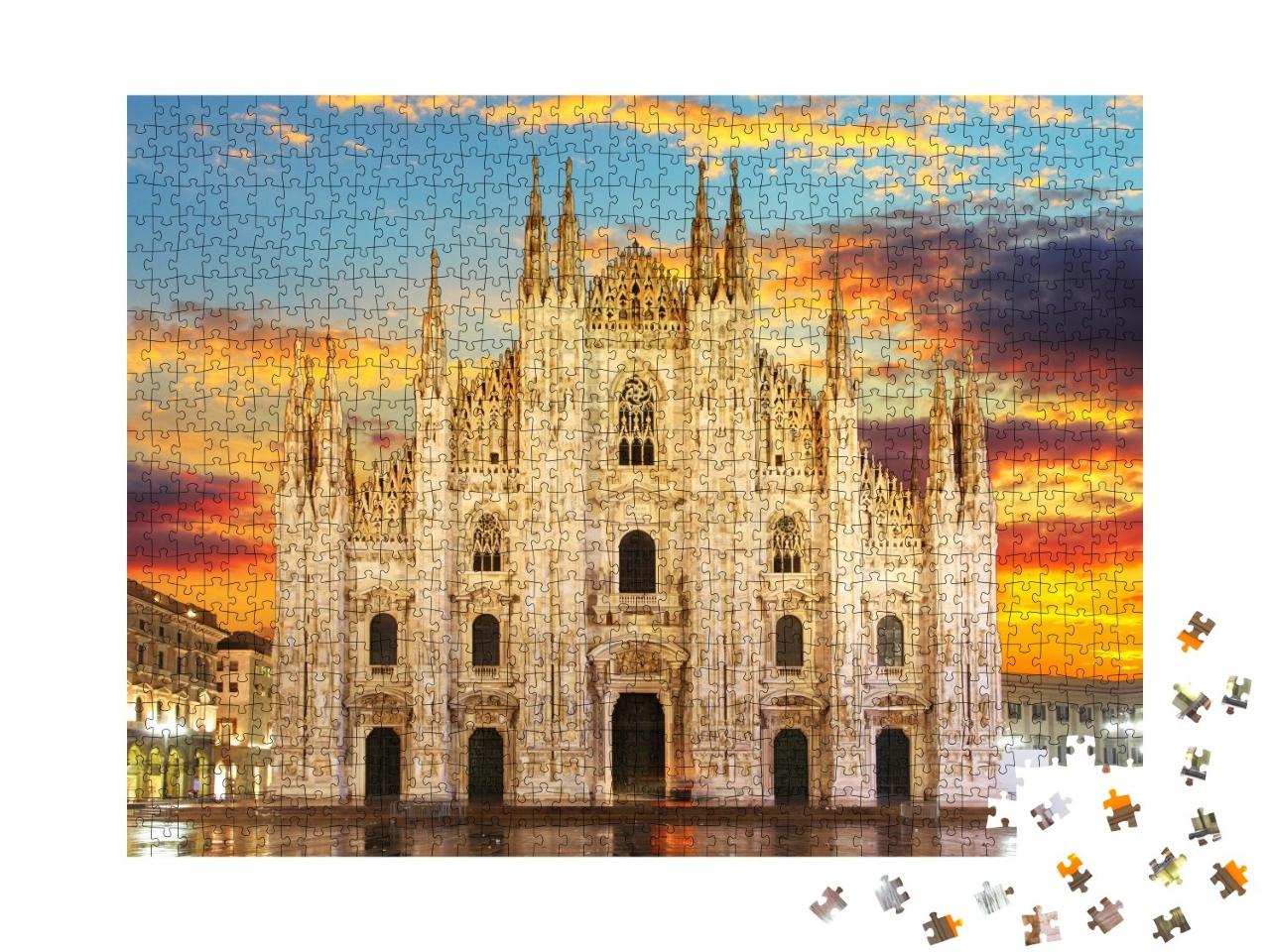 Puzzle de 1000 pièces « Cathédrale de Milan »