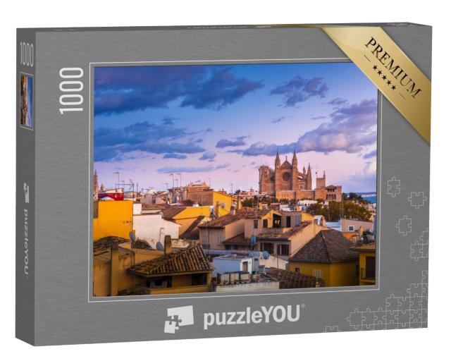 Puzzle de 1000 pièces « Vue panoramique de Palma de Majorque, Iles Baléares, Espagne »