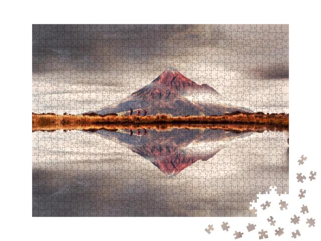 Puzzle de 1000 pièces « Mont Taranaki, Nouvelle-Zélande »