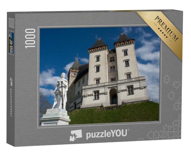 Puzzle de 1000 pièces « Vue sur le château de Pau en France »