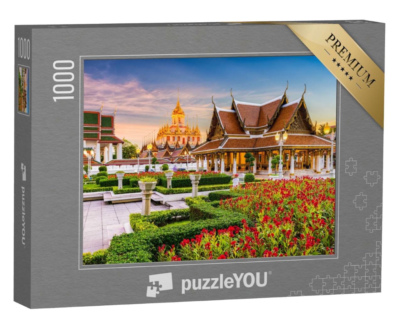 Puzzle de 1000 pièces « Temple Wat Ratchanatdaram à Bangkok, Thaïlande »