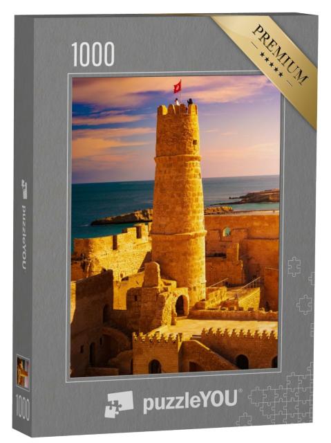 Puzzle de 1000 pièces « Forteresse médiévale de Monastir en Tunisie »