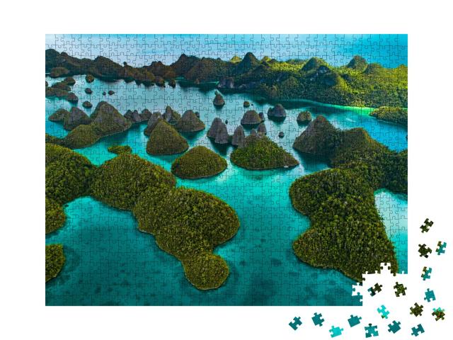 Puzzle de 1000 pièces « Wayang de Raja Ampat »