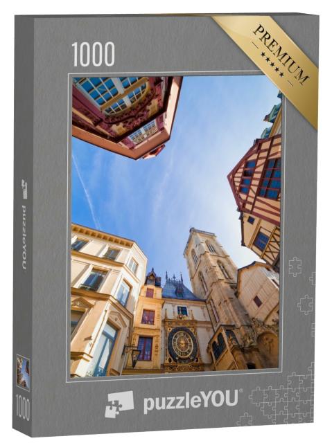 Puzzle de 1000 pièces « Rue de la grande horloge, Rouen, Normandie, France »