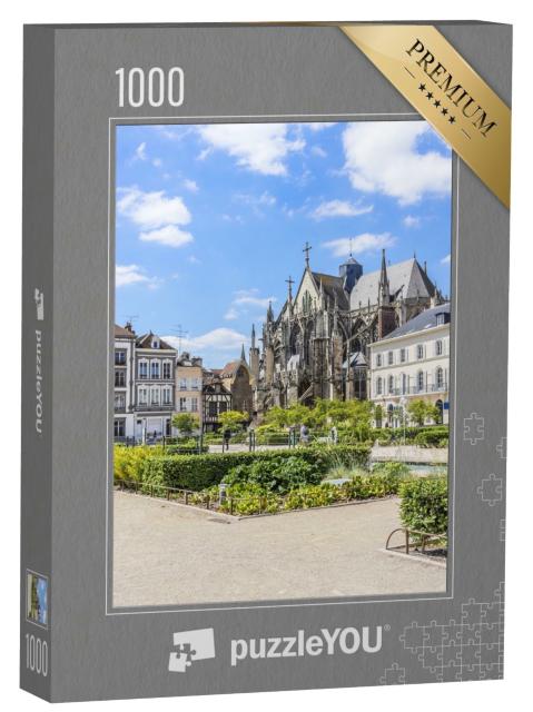 Puzzle de 1000 pièces « La basilique Saint Urbain de Troyes à Troyes, Champagne »