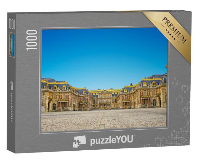Puzzle de 1000 pièces « Entrée du château de Versailles, symbole du pouvoir du roi Louis XIV »
