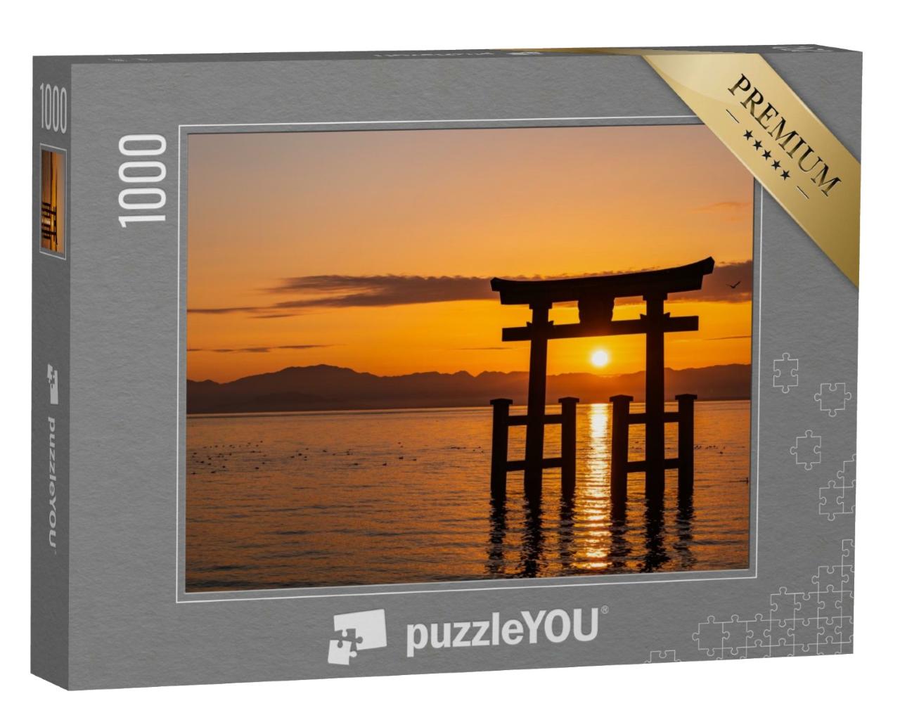 Puzzle de 1000 pièces « Torii Tor Shirahige Shrinee »