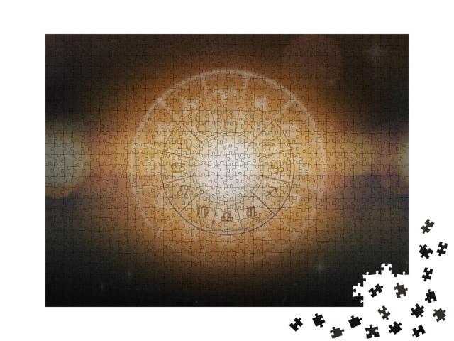 Puzzle de 1000 pièces « Horoscope, astrologie, signe astrologique »