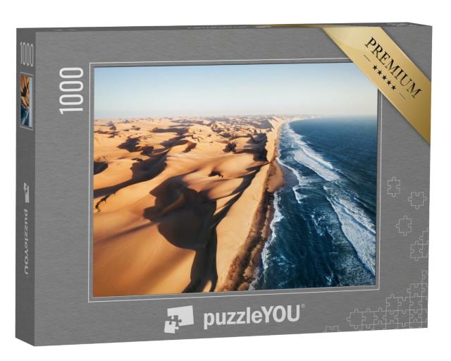 Puzzle de 1000 pièces « Lieu de rencontre entre le désert du Namib et l'océan Atlantique »