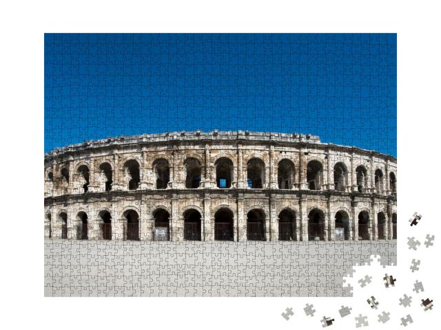 Puzzle de 1000 pièces « Arènes de Nîmes »