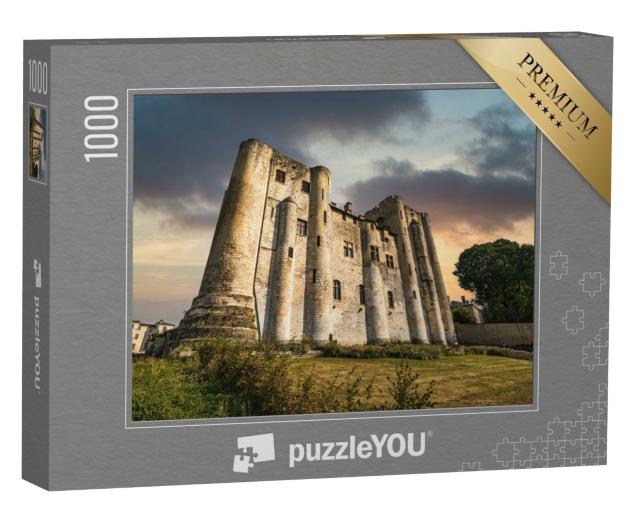 Puzzle de 1000 pièces « Photographie d'architecture du donjon de Niort. »