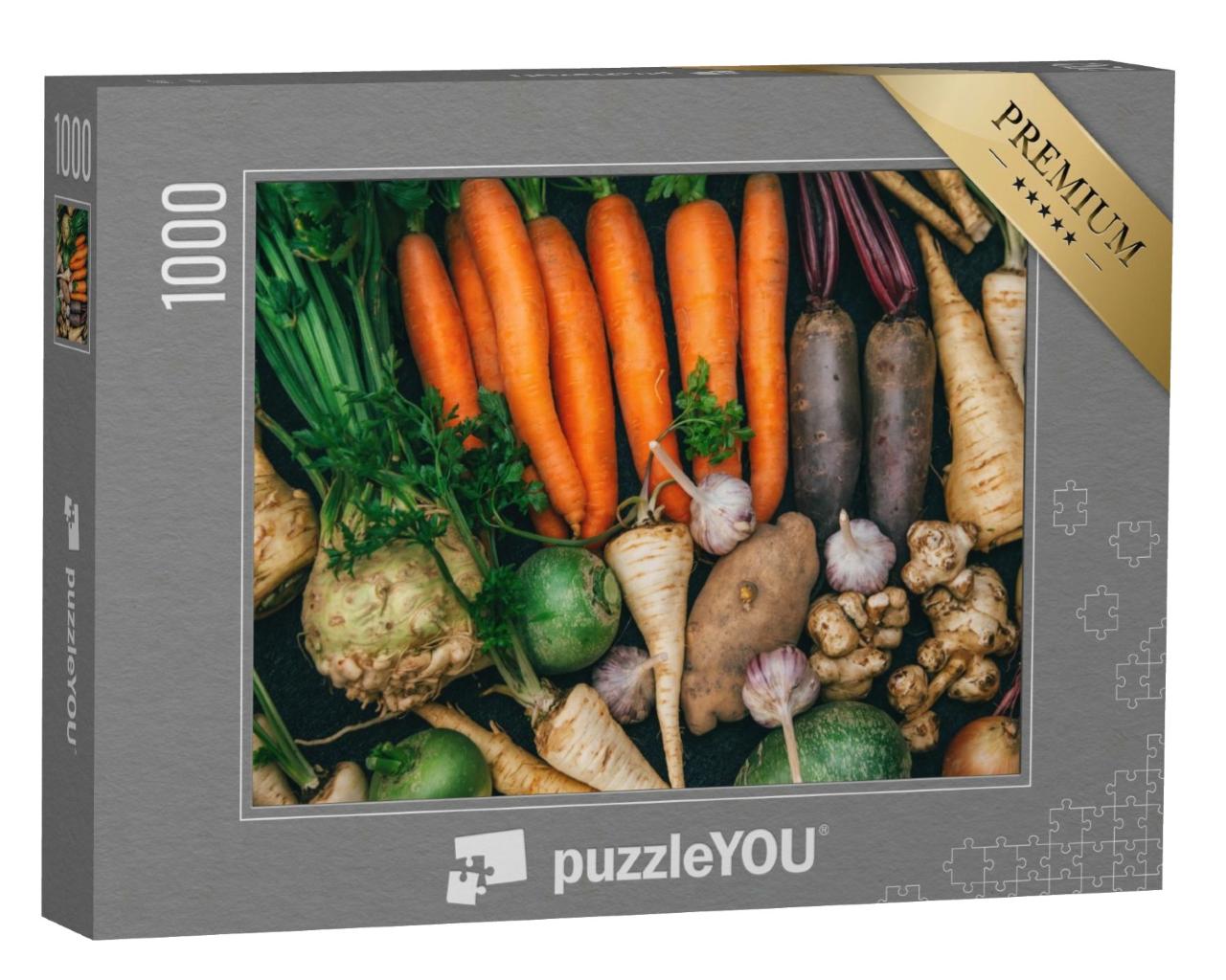 Puzzle de 1000 pièces « Légumes-racines »