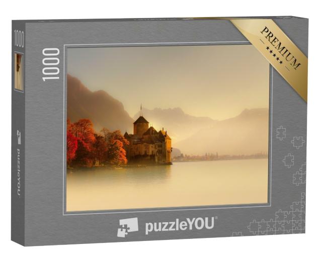 Puzzle de 1000 pièces « Château de Chillon au bord du lac Léman, Montreux, Suisse »