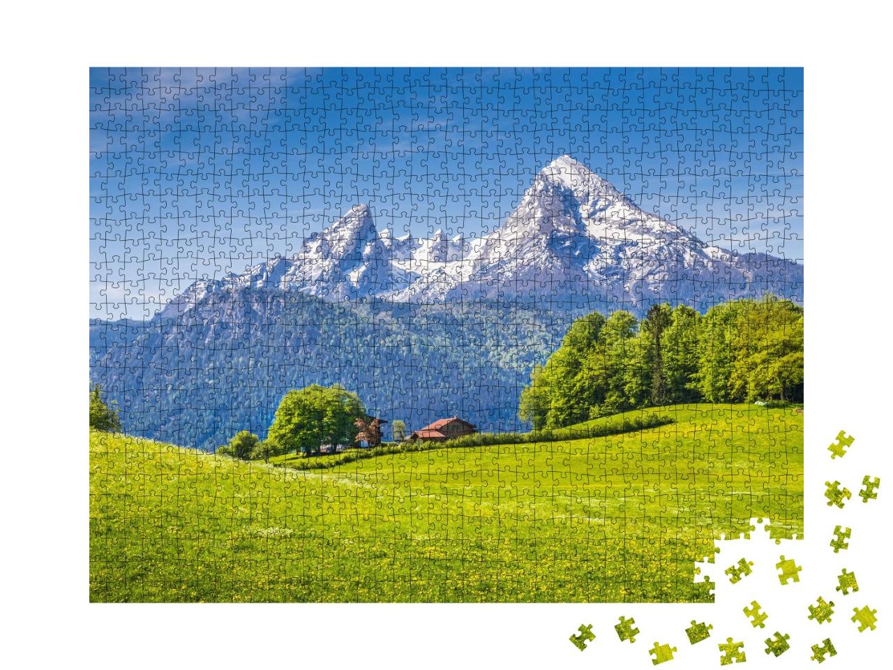 Puzzle de 1000 pièces « Parc national de Berchtesgaden, Bavière, Allemagne »