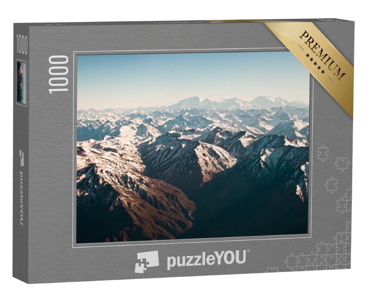 Puzzle de 1000 pièces « Vue panoramique sur les Andes, Chili »
