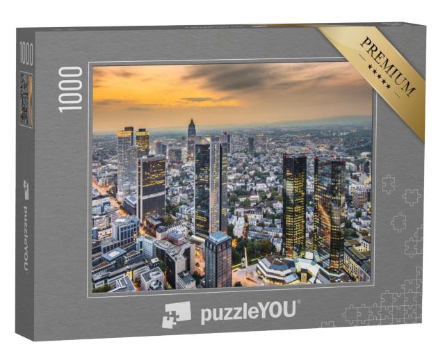 Puzzle de 1000 pièces « Francfort, le centre financier de l'Allemagne »