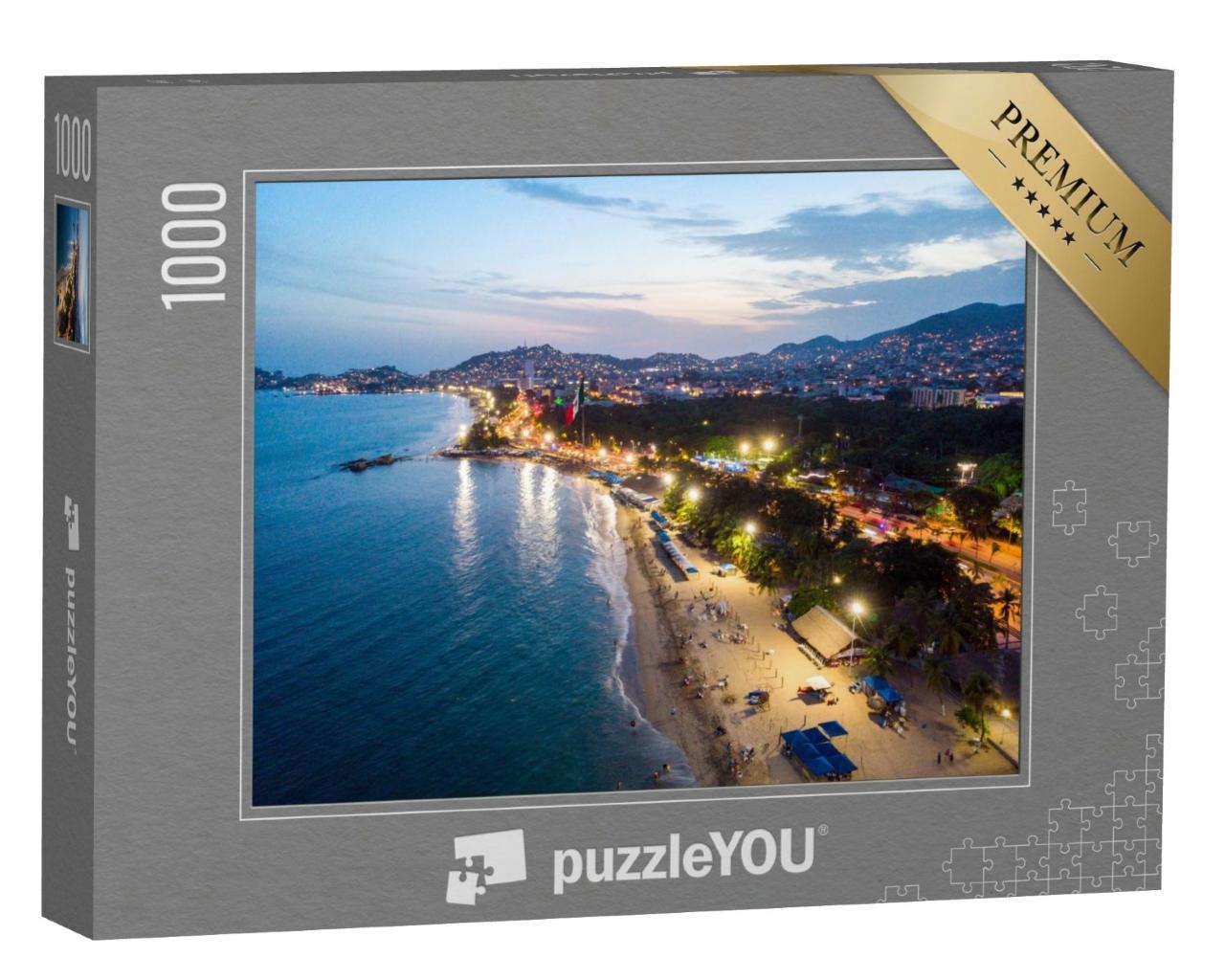 Puzzle de 1000 pièces « Acapulco au coucher du soleil, Mexico »