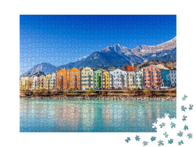 Puzzle de 1000 pièces « Vue de la ville d'Innsbruck, Autriche »