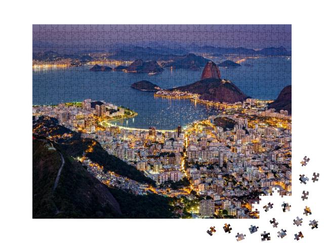 Puzzle de 1000 pièces « Vue sur Rio de Janeiro »
